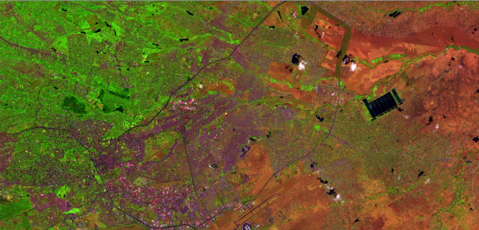 Standard False Color (Infrared)